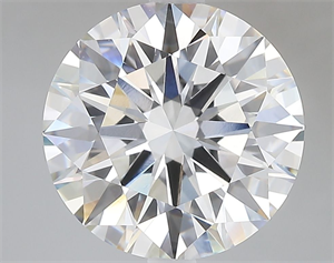 Picture of Lab Grown Diamond 5.07 Carats, Round with Ideal Cut, E Color, VVS2 Clarity and Certified by IGI
