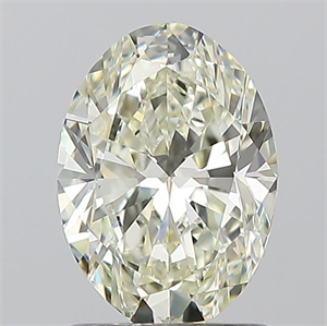 Foto Diamante Natural 1.20 quilates, Ovalado , Color J, claridad VVS1 y certificado IGI de