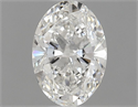 Diamante Natural 0.50 quilates, Ovalado , Color H, claridad VS2 y certificado GIA