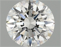 Lab Grown Diamond 1.42 Carats, Round with Ideal Cut, G Color, VVS2 Clarity and Certified by IGI