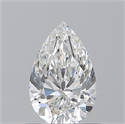 Natural Diamond 0.76 Carats, Pear with  Cut, F Color, VS2 Clarity and Certified by GIA