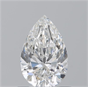 Natural Diamond 0.76 Carats, Pear with  Cut, F Color, VS2 Clarity and Certified by GIA