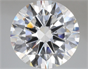 Lab Grown Diamond 7.03 Carats, Round with Excellent Cut, F Color, VS1 Clarity and Certified by IGI