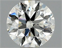 Diamante Natural 0.42 quilates, Redondo , Color J, claridad VVS1 y certificado GIA
