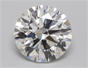 Lab Grown Diamond 3.15 Carats, Round with Excellent Cut, D Color, VS1 Clarity and Certified by GIA