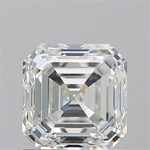 Picture of Natural Diamond 1.21 Carats, Asscher with  Cut, I Color, VS2 Clarity and Certified by GIA