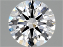 Natural Diamond 1.50 Carats, Round with Excellent Cut, D Color, FL Clarity and Certified by GIA