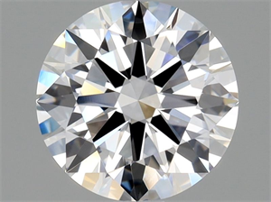 Picture of Natural Diamond 1.50 Carats, Round with Excellent Cut, D Color, FL Clarity and Certified by GIA
