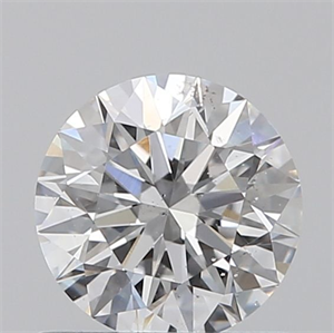 Foto Diamante Natural 0.60 quilates, Redondo , Color E, claridad SI2 y certificado GIA de