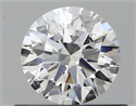 Natural Diamond 0.50 Carats, Round with Excellent Cut, F Color, SI1 Clarity and Certified by GIA