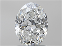 Diamante Natural 1.20 quilates, Ovalado , Color H, claridad SI1 y certificado GIA