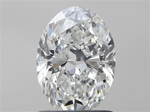 Foto Diamante Natural 1.20 quilates, Ovalado , Color H, claridad SI1 y certificado GIA de