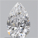 Diamante Natural 0.50 quilates, De pera , Color D, claridad VS1 y certificado GIA
