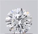 Diamante Natural 0.63 quilates, Redondo , Color H, claridad VVS2 y certificado GIA