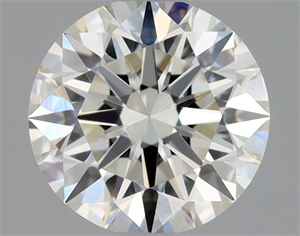 Foto Diamante Natural 0.53 quilates, Redondo , Color J, claridad VVS1 y certificado GIA de