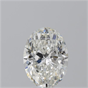 Natural Diamond 3.50 Carats, Oval with  Cut, H Color, VVS2 Clarity and Certified by GIA