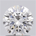 Lab Grown Diamond 1.01 Carats, Round with Excellent Cut, D Color, VVS1 Clarity and Certified by IGI