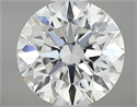 Diamante Natural 0.71 quilates, Redondo , Color F, claridad IF y certificado GIA