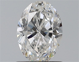 Picture of Natural Diamond 0.80 Carats, Oval with  Cut, F Color, SI1 Clarity and Certified by GIA