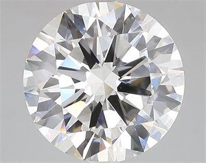 Picture of Lab Grown Diamond 5.04 Carats, Round with Excellent Cut, D Color, VVS2 Clarity and Certified by IGI