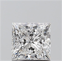 Natural Diamond 1.01 Carats, Princess with  Cut, E Color, SI2 Clarity and Certified by GIA
