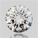 Diamante Natural 0.53 quilates, Redondo , Color I, claridad IF y certificado GIA