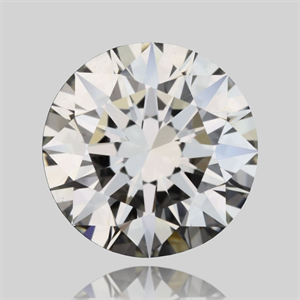Foto Diamante Natural 0.53 quilates, Redondo , Color I, claridad IF y certificado GIA de