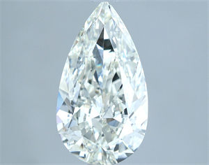 Picture of Natural Diamond 1.50 Carats, Pear with  Cut, I Color, VS1 Clarity and Certified by IGI