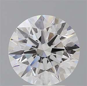 Picture of Lab Grown Diamond 3.54 Carats, Round with Ideal Cut, E Color, VVS2 Clarity and Certified by IGI