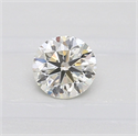 Natural Diamond 0.50 Carats, Round with Very Good Cut, H Color, IF Clarity and Certified by IGI