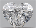 Natural Diamond 0.31 Carats, Heart with  Cut, E Color, VS2 Clarity and Certified by GIA