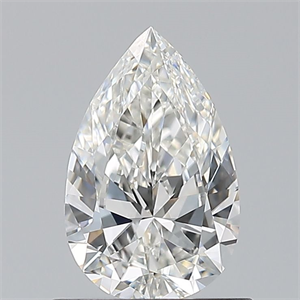 Picture of Natural Diamond 0.70 Carats, Pear with  Cut, G Color, VS1 Clarity and Certified by GIA