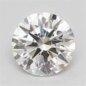 Foto Diamante Natural 0.41 quilates, Redondo , Color K, claridad IF y certificado GIA de