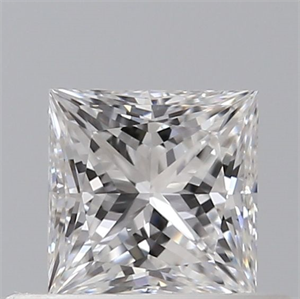 Foto Diamante Natural 0.43 quilates, Princesa , Color D, claridad VS2 y certificado GIA de