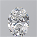 Natural Diamond 0.91 Carats, Oval with  Cut, D Color, VS2 Clarity and Certified by GIA