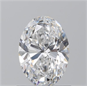 Natural Diamond 0.91 Carats, Oval with  Cut, D Color, VS2 Clarity and Certified by GIA
