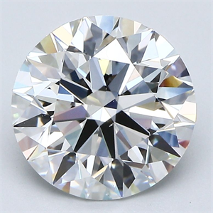 Picture of Natural Diamond 3.64 Carats, Round with Excellent Cut, F Color, VS2 Clarity and Certified by GIA