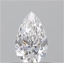 Natural Diamond 0.51 Carats, Pear with  Cut, D Color, VS1 Clarity and Certified by GIA