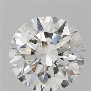 Picture of Natural Diamond 4.01 Carats, Round with Excellent Cut, J Color, SI1 Clarity and Certified by GIA