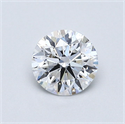 Diamante Natural 0.55 quilates, Redondo , Color E, claridad VS2 y certificado GIA