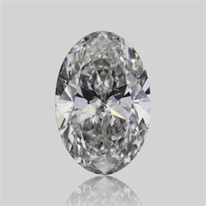 Foto Diamante Natural 0.71 quilates, Ovalado , Color F, claridad SI2 y certificado GIA de