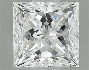 Foto Diamante Natural 0.62 quilates, Princesa , Color E, claridad VS2 y certificado GIA de