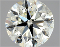 Diamante Natural 0.85 quilates, Redondo , Color J, claridad VVS2 y certificado GIA