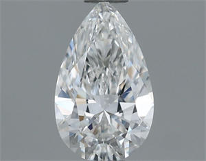 Picture of Natural Diamond 0.50 Carats, Pear with  Cut, F Color, VS1 Clarity and Certified by GIA