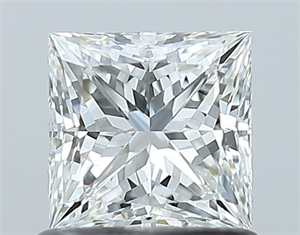 Picture of Natural Diamond 0.81 Carats, Princess with  Cut, H Color, VVS2 Clarity and Certified by GIA