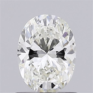 Picture of Natural Diamond 0.72 Carats, Oval with  Cut, H Color, VS2 Clarity and Certified by IGI