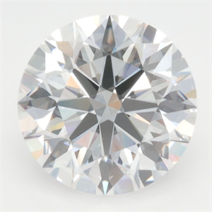 Picture of Lab Grown Diamond 3.28 Carats, Round with Excellent Cut, E Color, VVS1 Clarity and Certified by GIA