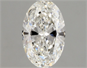 Natural Diamond 0.71 Carats, Oval with  Cut, G Color, IF Clarity and Certified by GIA