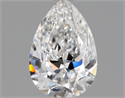 Natural Diamond 0.46 Carats, Pear with  Cut, E Color, VS2 Clarity and Certified by GIA