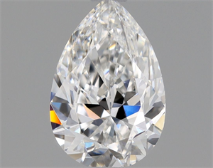 Picture of Natural Diamond 0.46 Carats, Pear with  Cut, E Color, VS2 Clarity and Certified by GIA